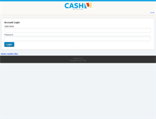 Tablet Screenshot of m.cashu.com